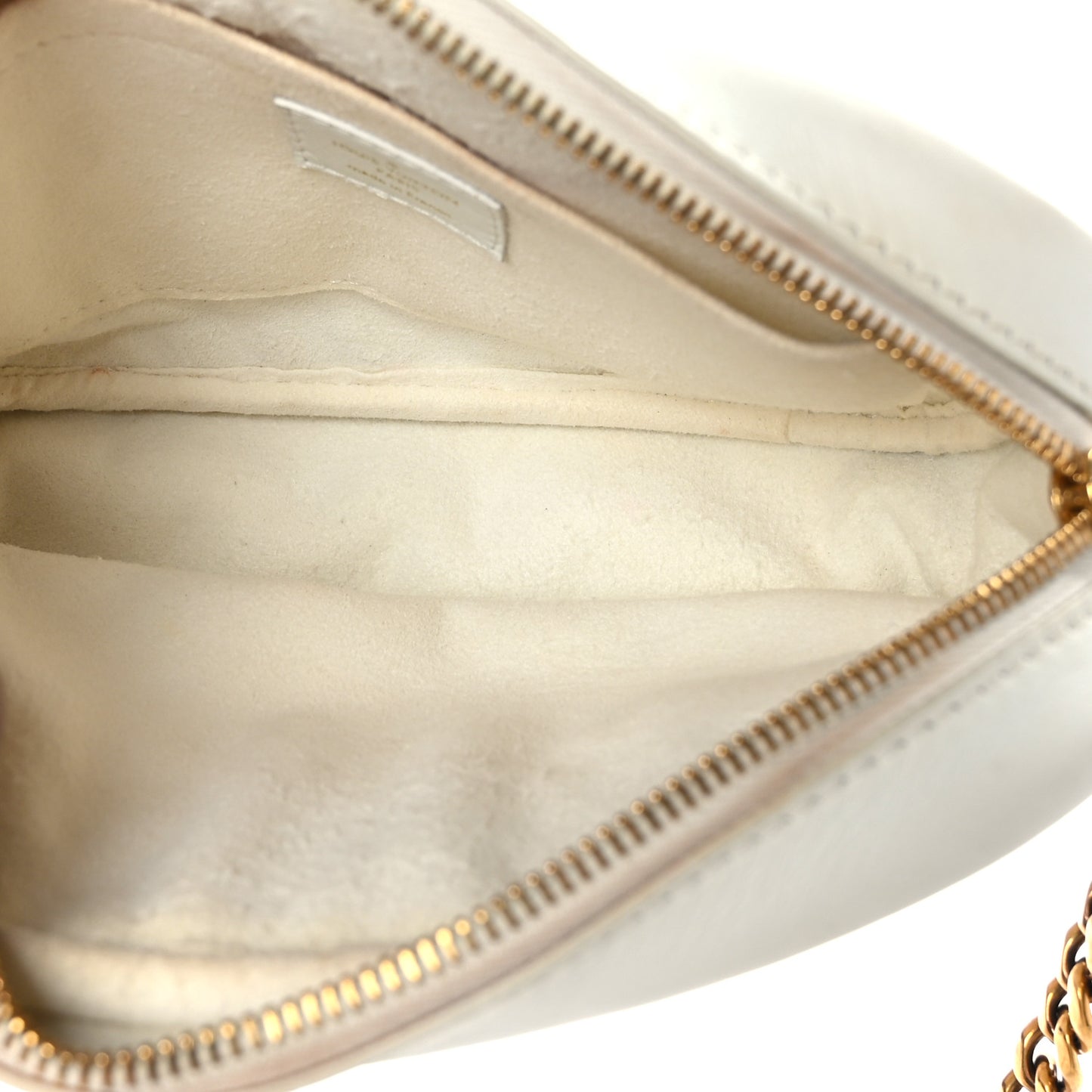 Calfskin New Wave Camera Bag White