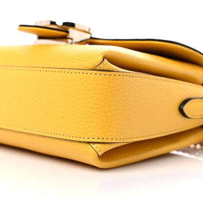 Gucci Dollar Calfskin Interlocking G Crossbody Bag New Buttercup 9 of 9