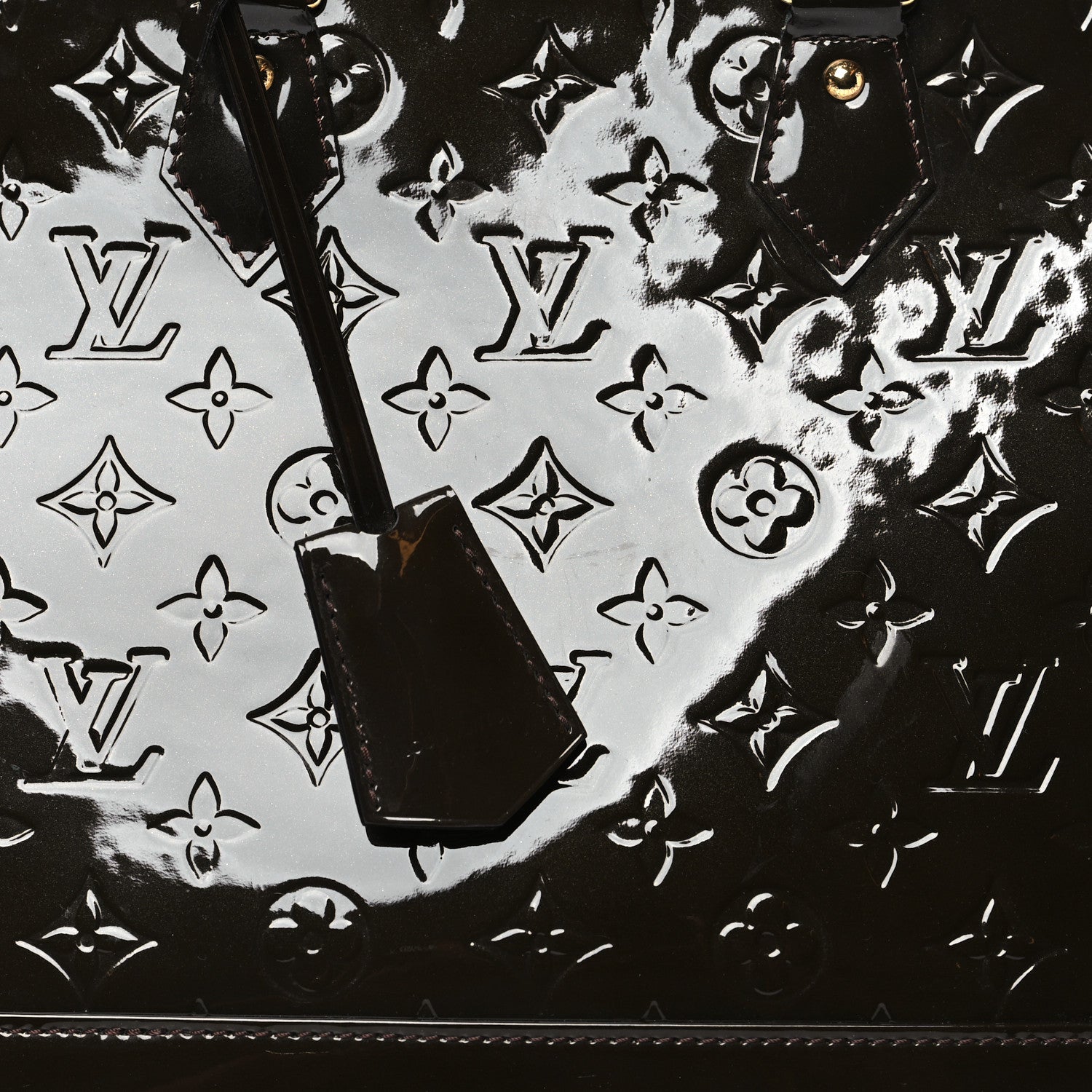 Louis Vuitton Vernis Alma PM Terre D'Ombre 7 of 9