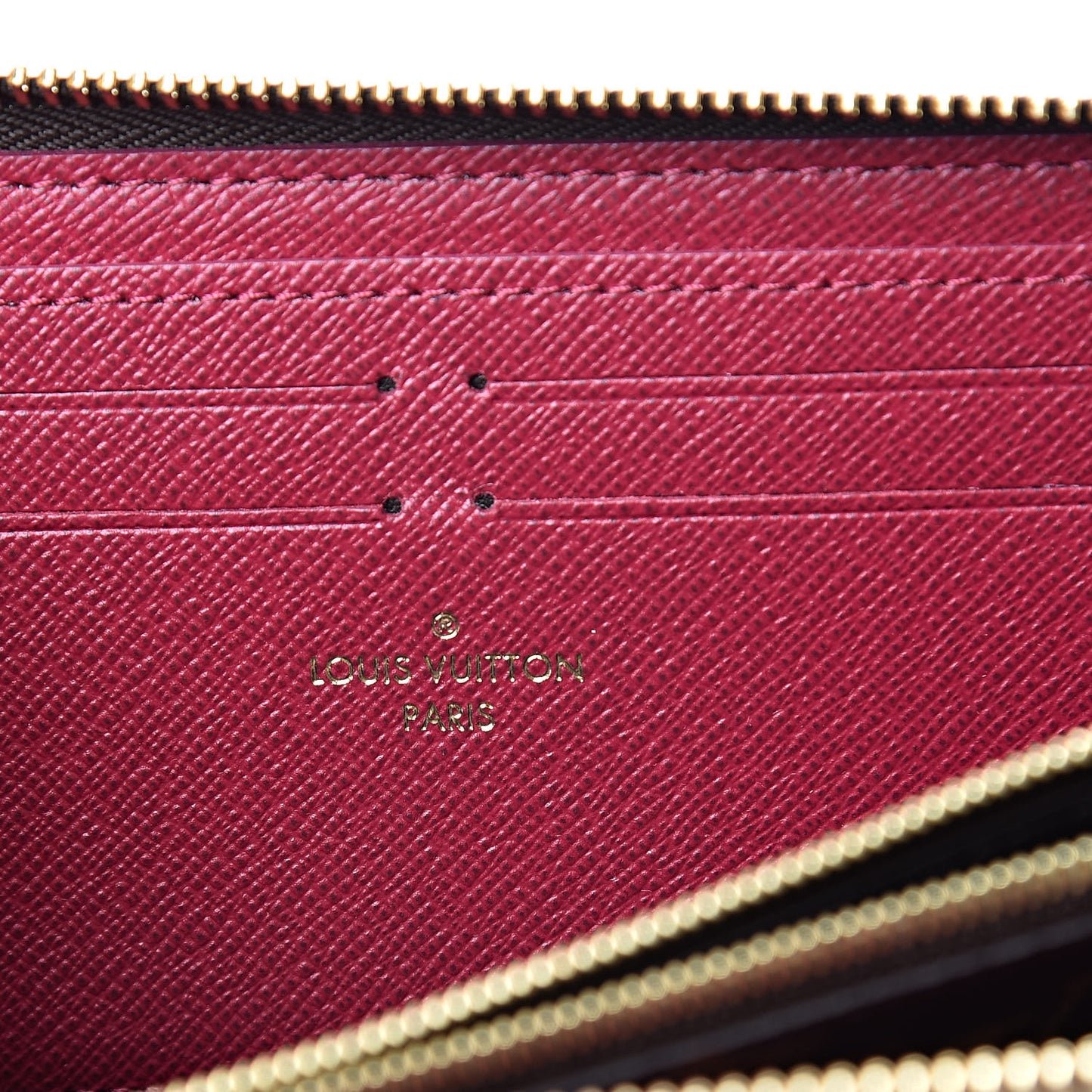 Monogram Clemence Wallet Fuchsia