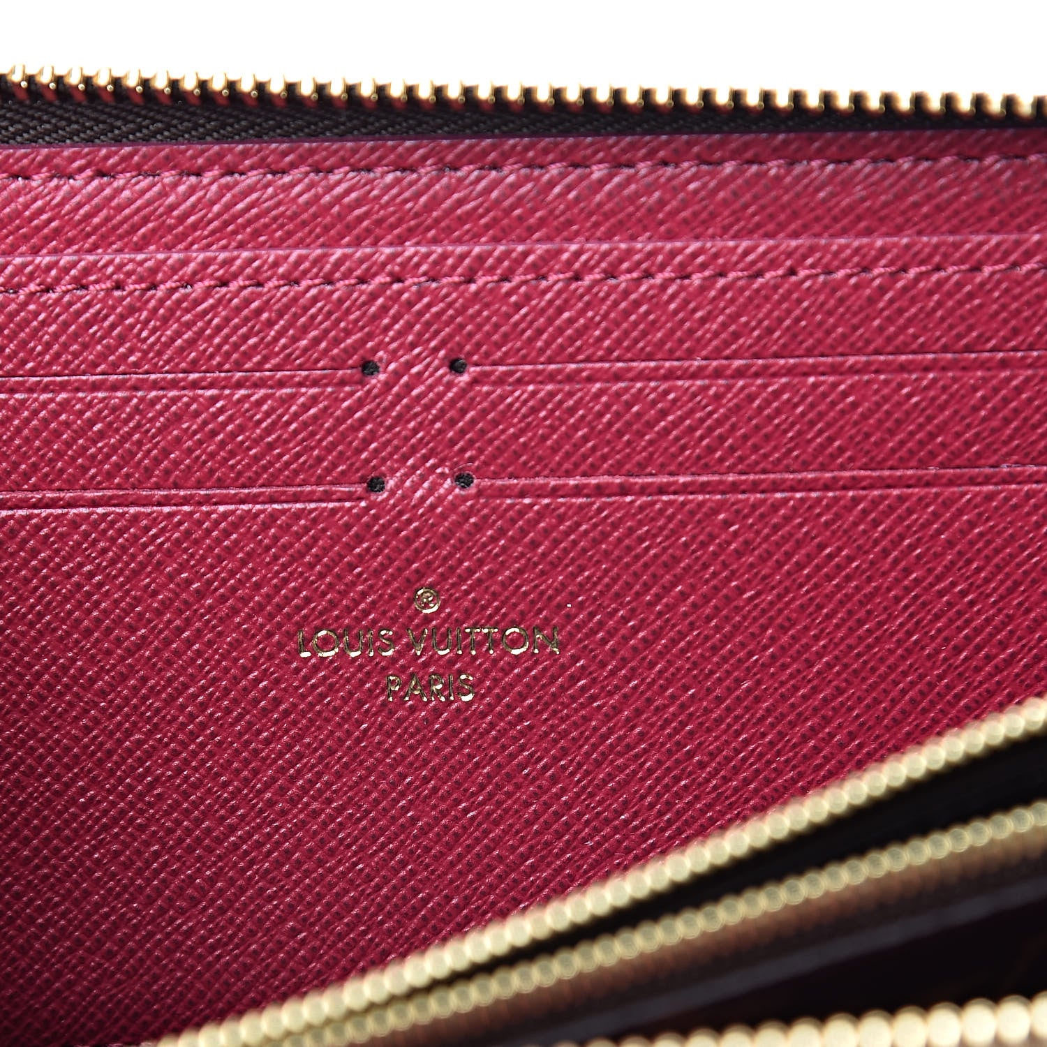 Louis Vuitton Monogram Clemence Wallet Fuchsia 6 of 7