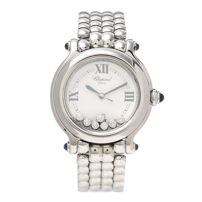 Chopard Stainless Steel 7 Diamond 32mm Happy Sport Quartz Watch 1 of 6