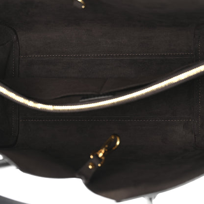 Louis Vuitton Calfskin Monogram Kimono Tote Black 5 of 9