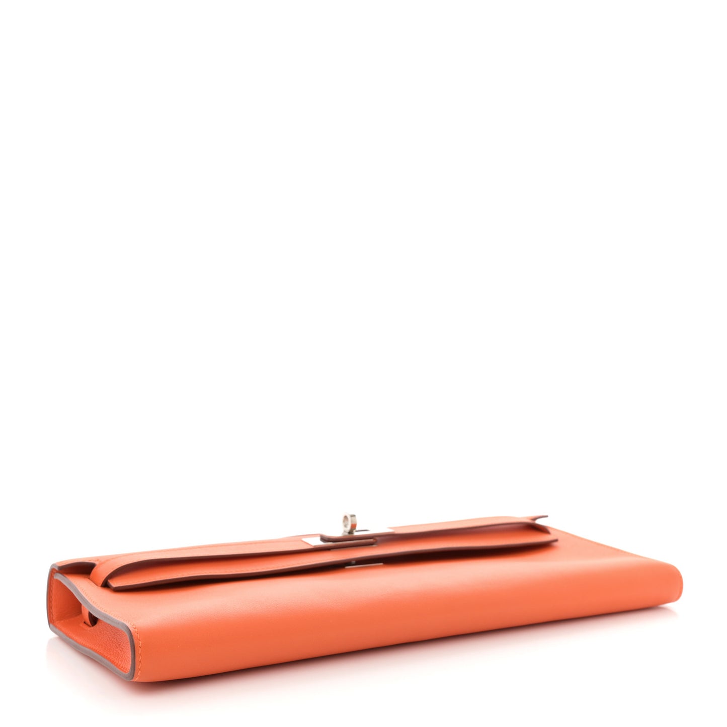 Swift Kelly Cut Clutch Pochette Orange