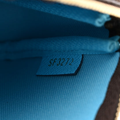 Louis Vuitton Monogram 2022 Christmas Animation Tokyo Mini Pochette Accessories Blue 6 of 6