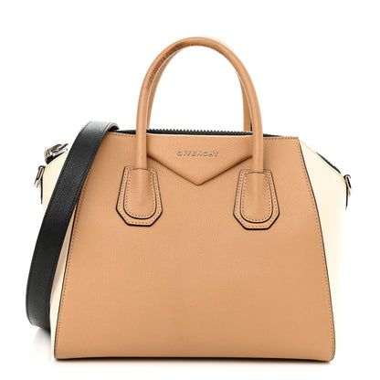 Givenchy Sugar Goatskin Small Bi-Color Antigona Light Beige 1 of 15