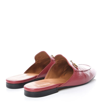 Gucci Malaga Kid Womens Princetown Slippers 41 Hibiscus Red 4 of 15