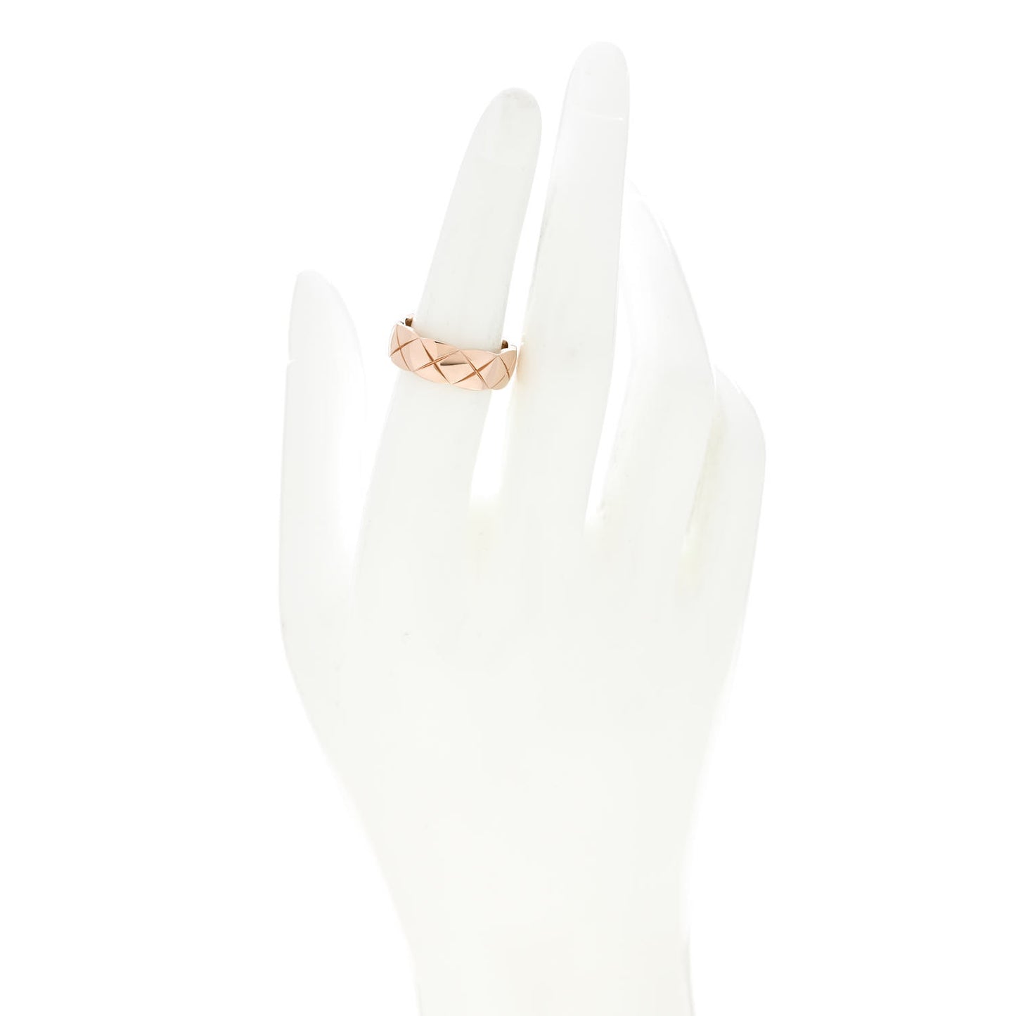 18K Beige Gold Small Coco Crush Ring 53 6.5