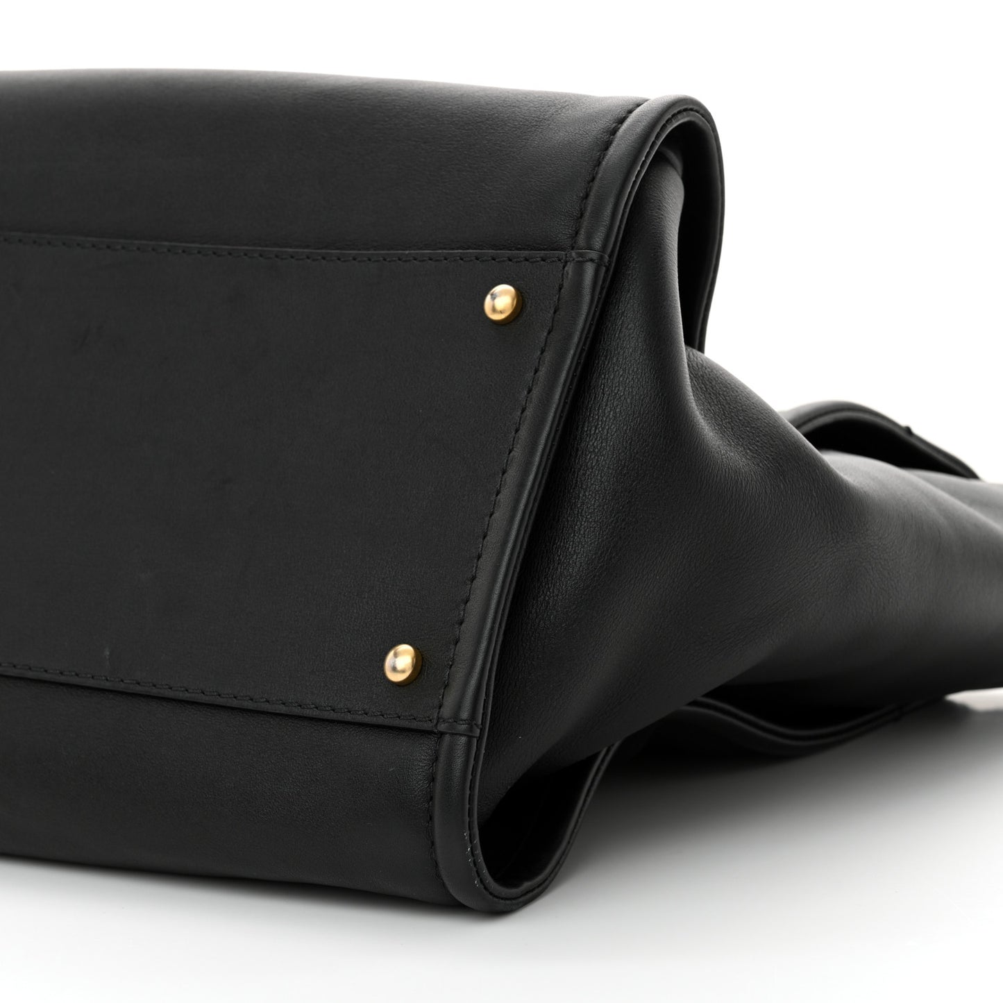 Calfskin Medium Deauville Tote Black Multicolor