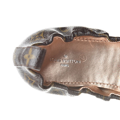 Louis Vuitton Monogram Flirty Ballet Flats 36 Gold 7 of 8