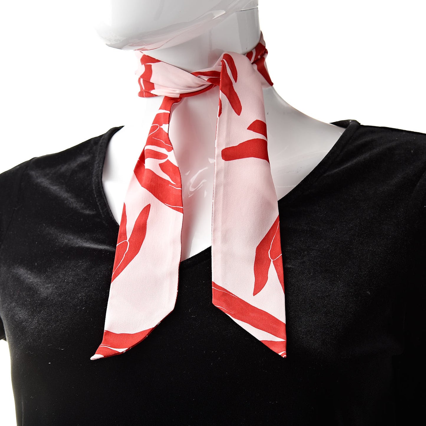 Silk Les Mains Twilly Rose Craie
