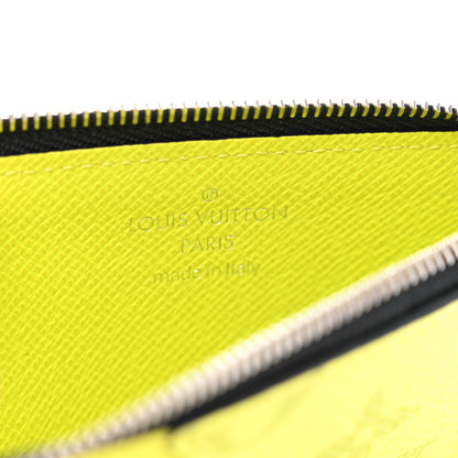 Louis Vuitton Monogram Taiga Coin Card Holder Yellow 6 of 7
