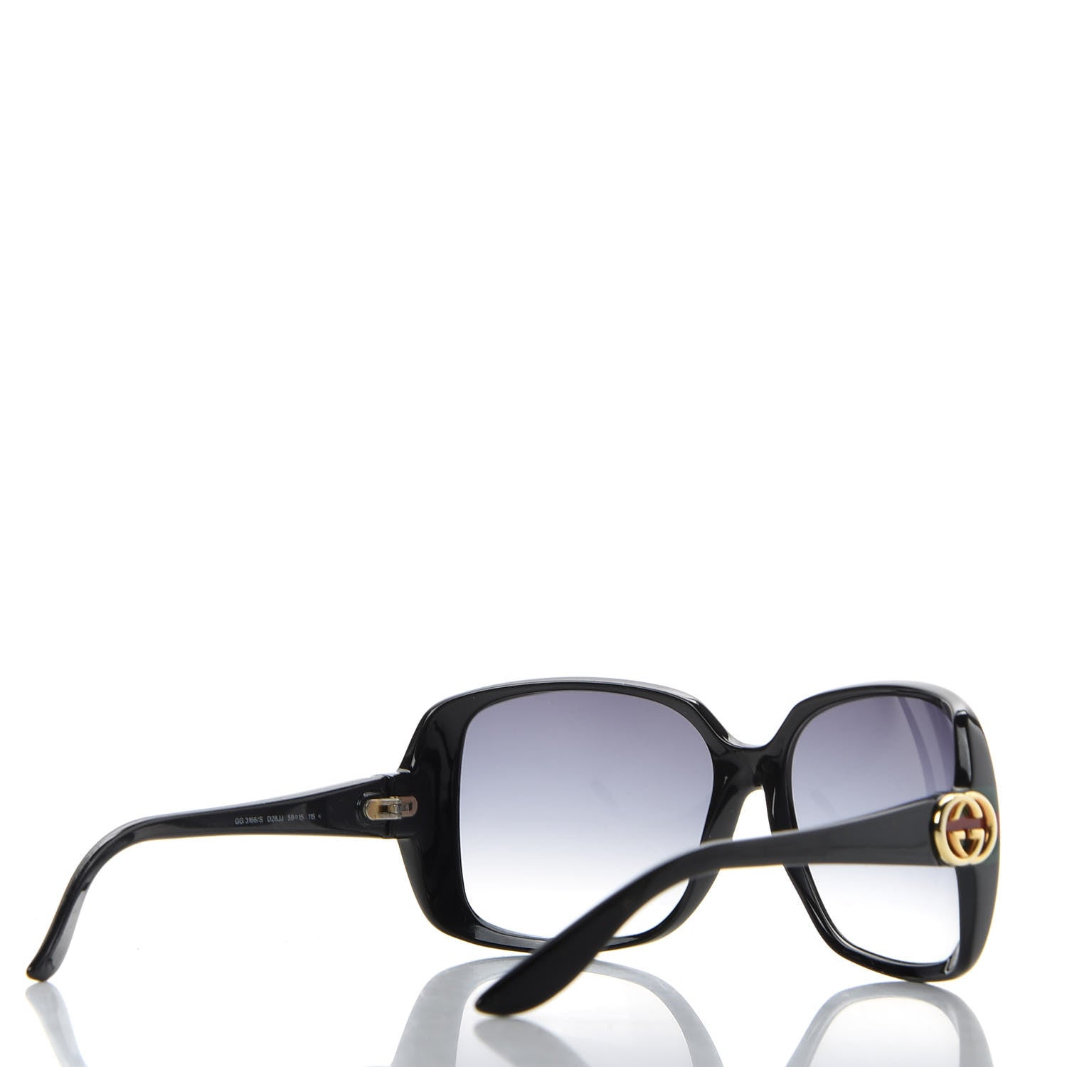 Gucci Web GG3166/S Sunglasses Black 4 of 7