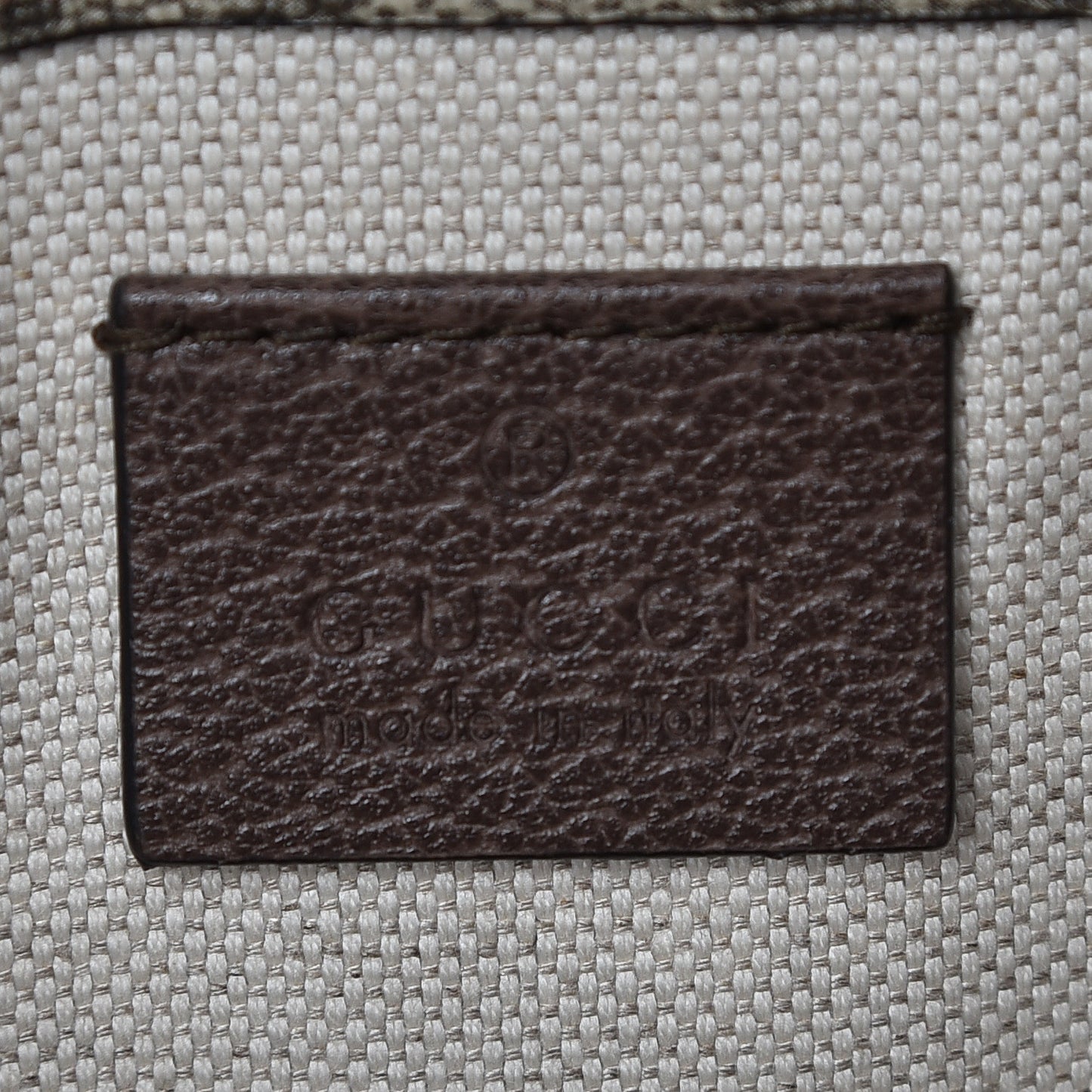 GG Supreme Monogram Neo Vintage Web Belt Bag Brown