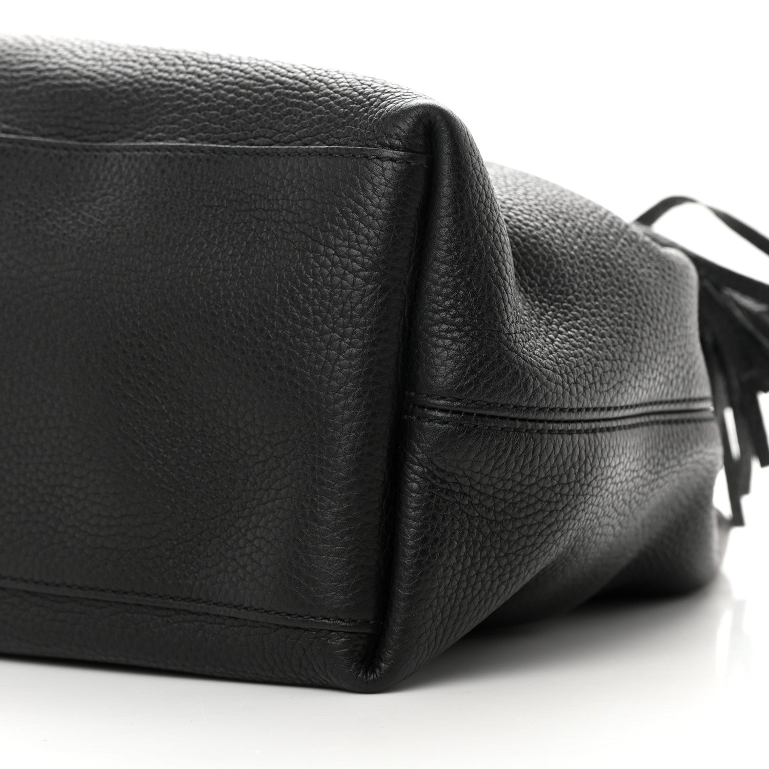 Gucci Pebbled Calfskin Medium Soho Chain Shoulder Bag Black 10 of 12