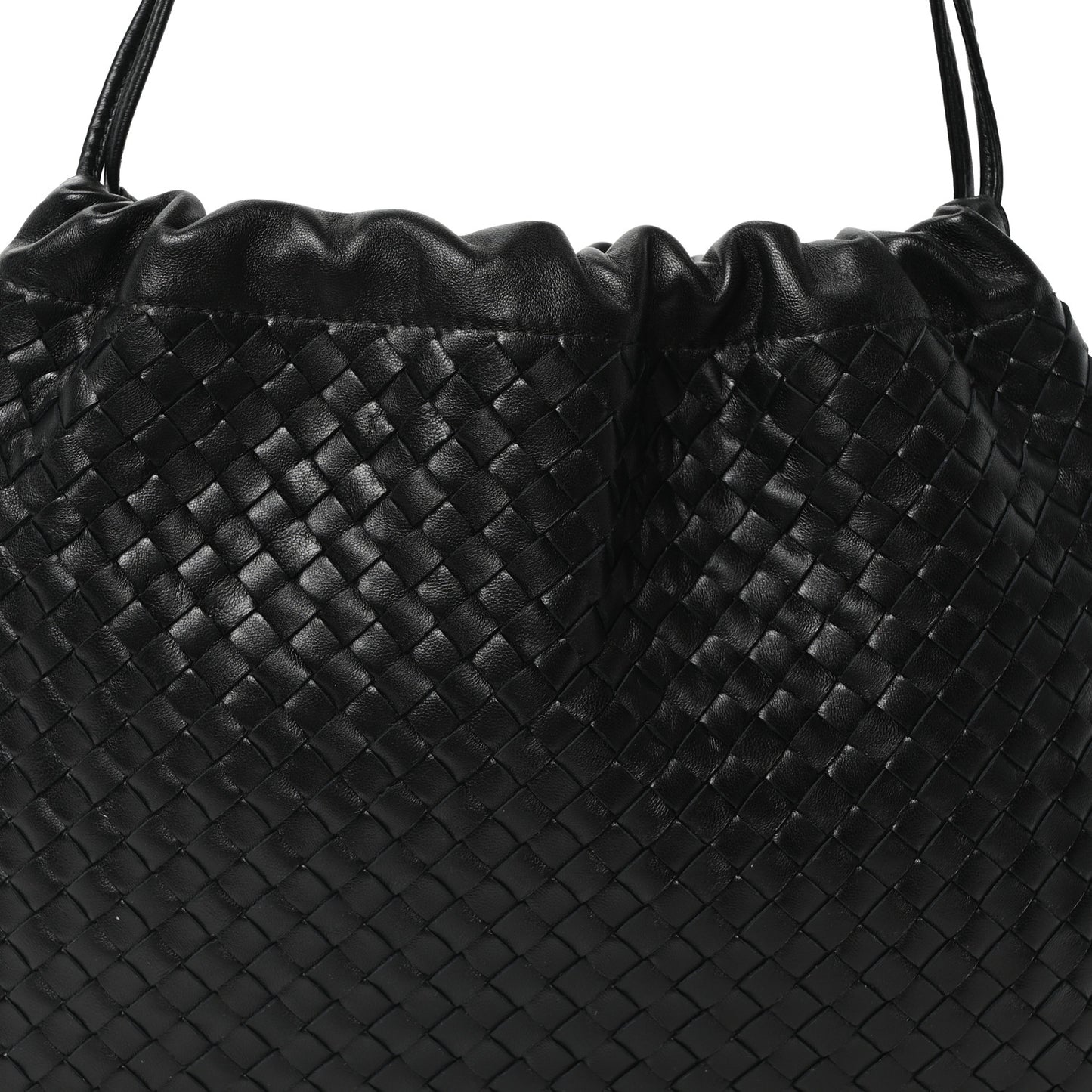Nappa Intrecciato Dustbag Handle Black