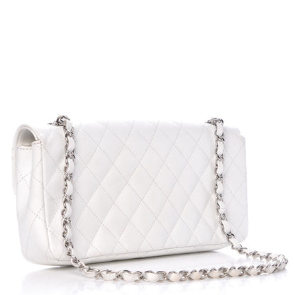 Chanel Caviar Quilted East West Flap White 3 of 8