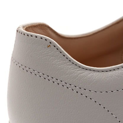 Gucci Ultralight Plume Calfskin Web Womens Ace Platform Sneakers 37 White 11 of 11