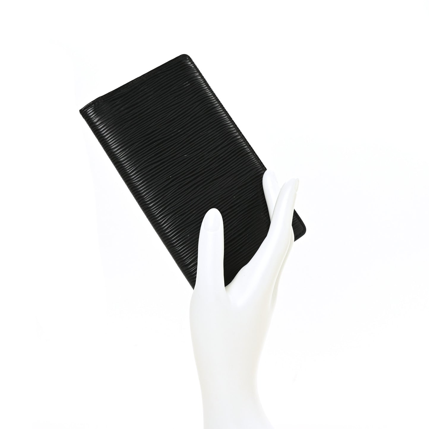 Epi Checkbook Organizer Wallet Black