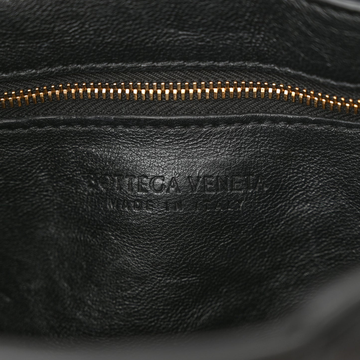 Nappa Maxi Intreccio Padded Cassette Crossbody Bag Black