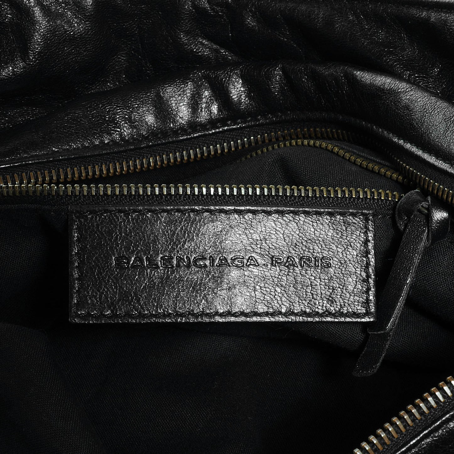 Chevre Classic Hardware Purse Black
