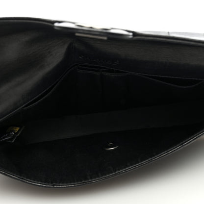 Chanel Lambskin East West Chocolate Bar Flap Black 7 of 9