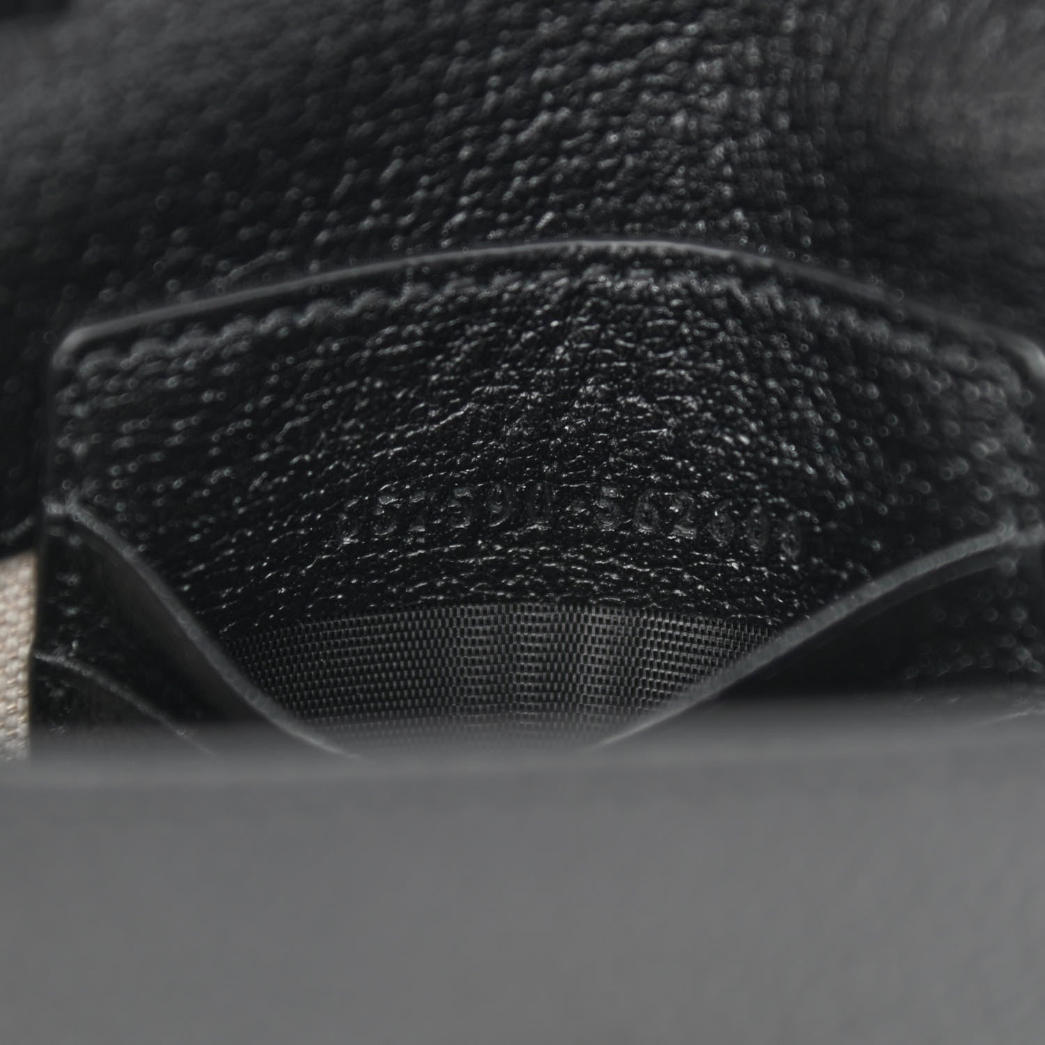 Gucci Textured Calfskin Mini Crossbody Bag Black 6 of 9