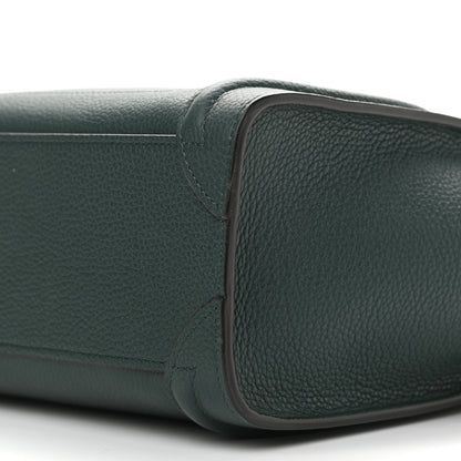 Celine Drummed Calfskin Nano Luggage Amazone 9 of 10