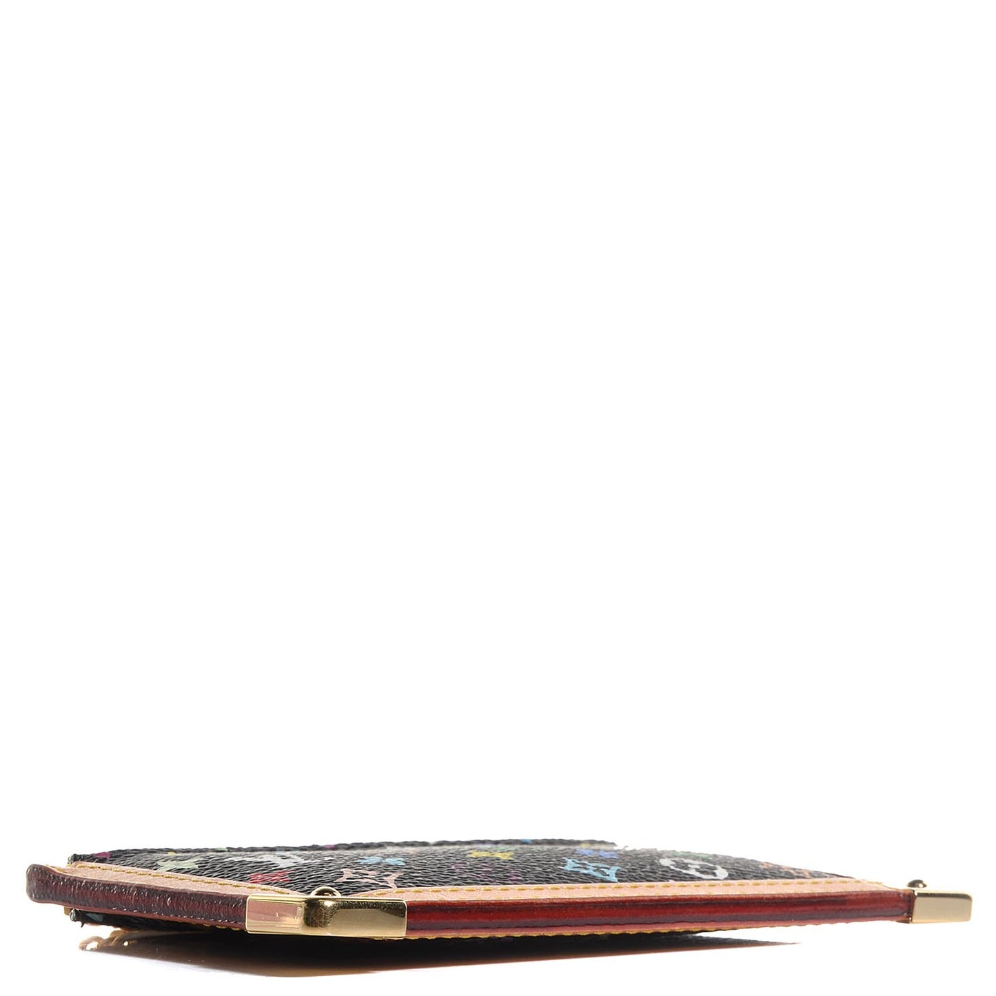 Monogram Multicolor Key Pouch Black