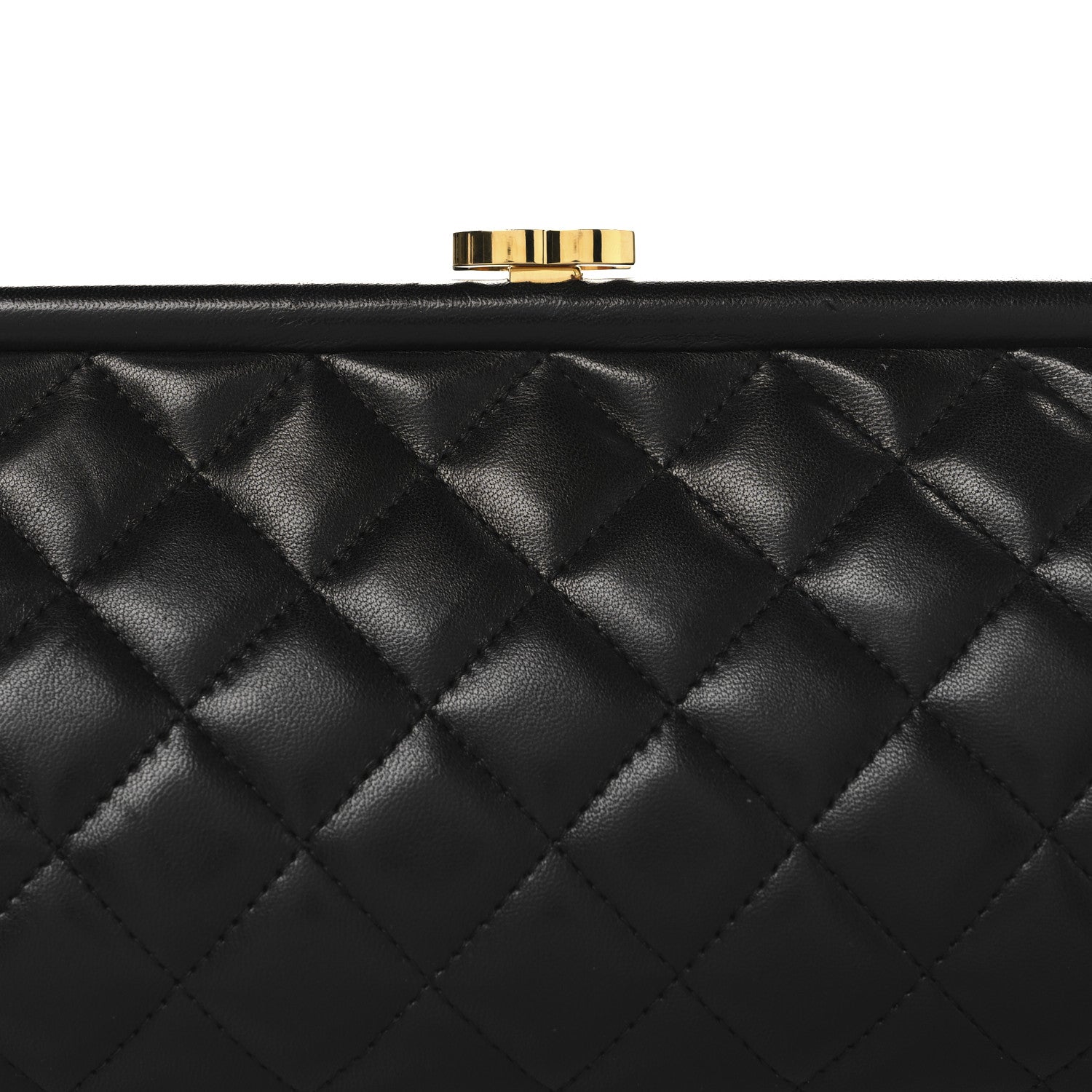 Chanel Lambskin Quilted Timeless Clutch Black 8 of 10