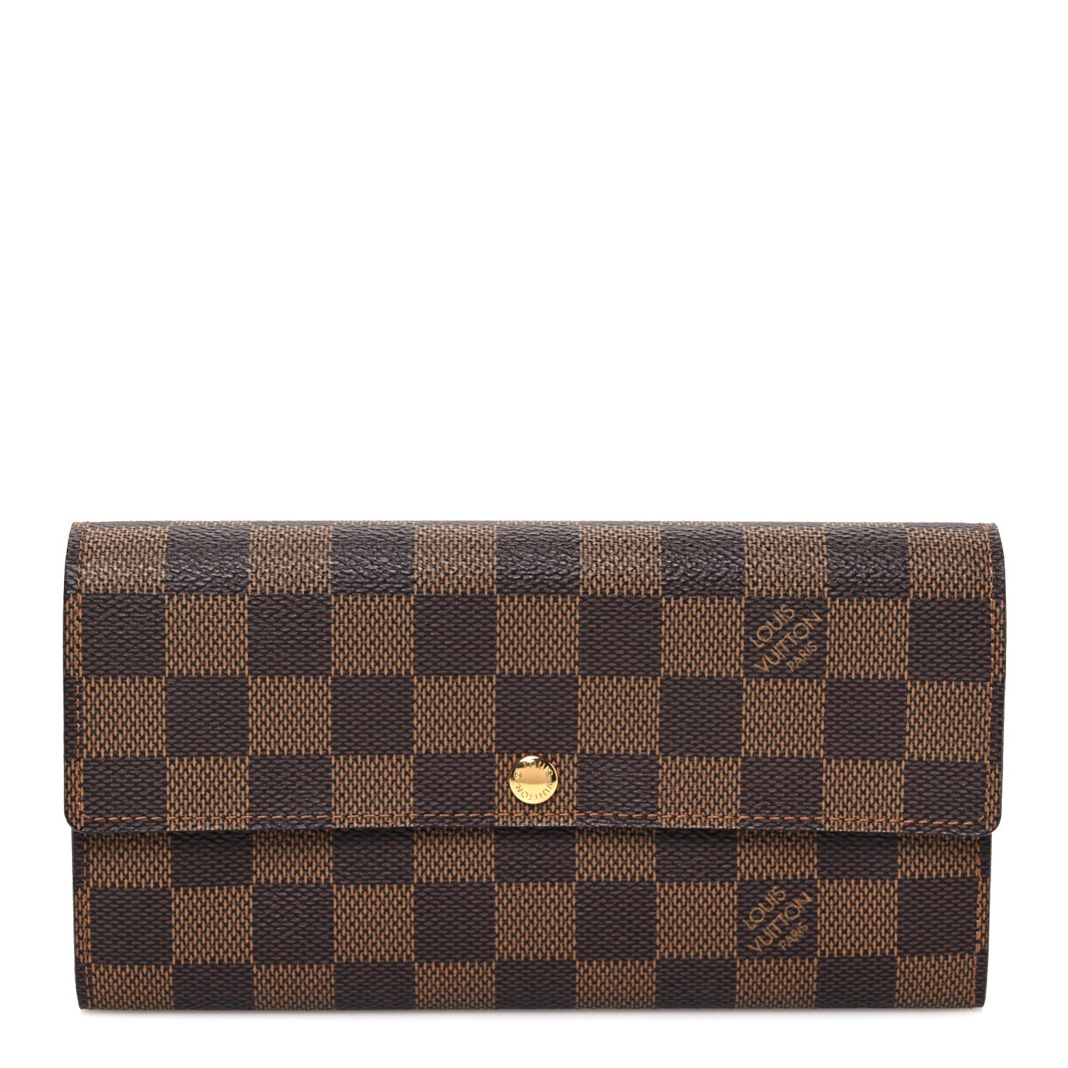 Louis Vuitton Damier Ebene Sarah Wallet 1 of 7
