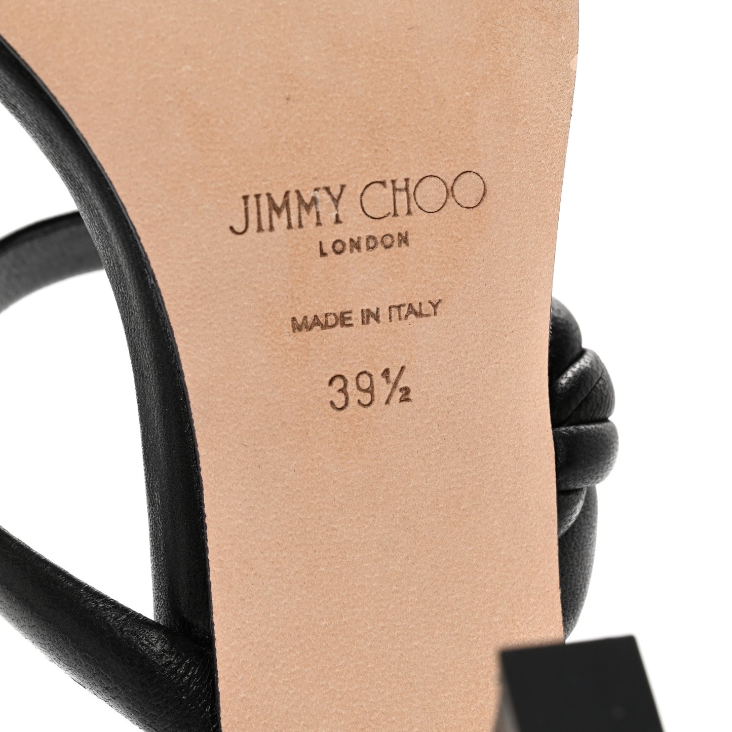 Nappa Diosa 90 Sandals 39.5 Black