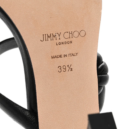 Jimmy Choo Nappa Diosa 90 Sandals 39.5 Black 6 of 8