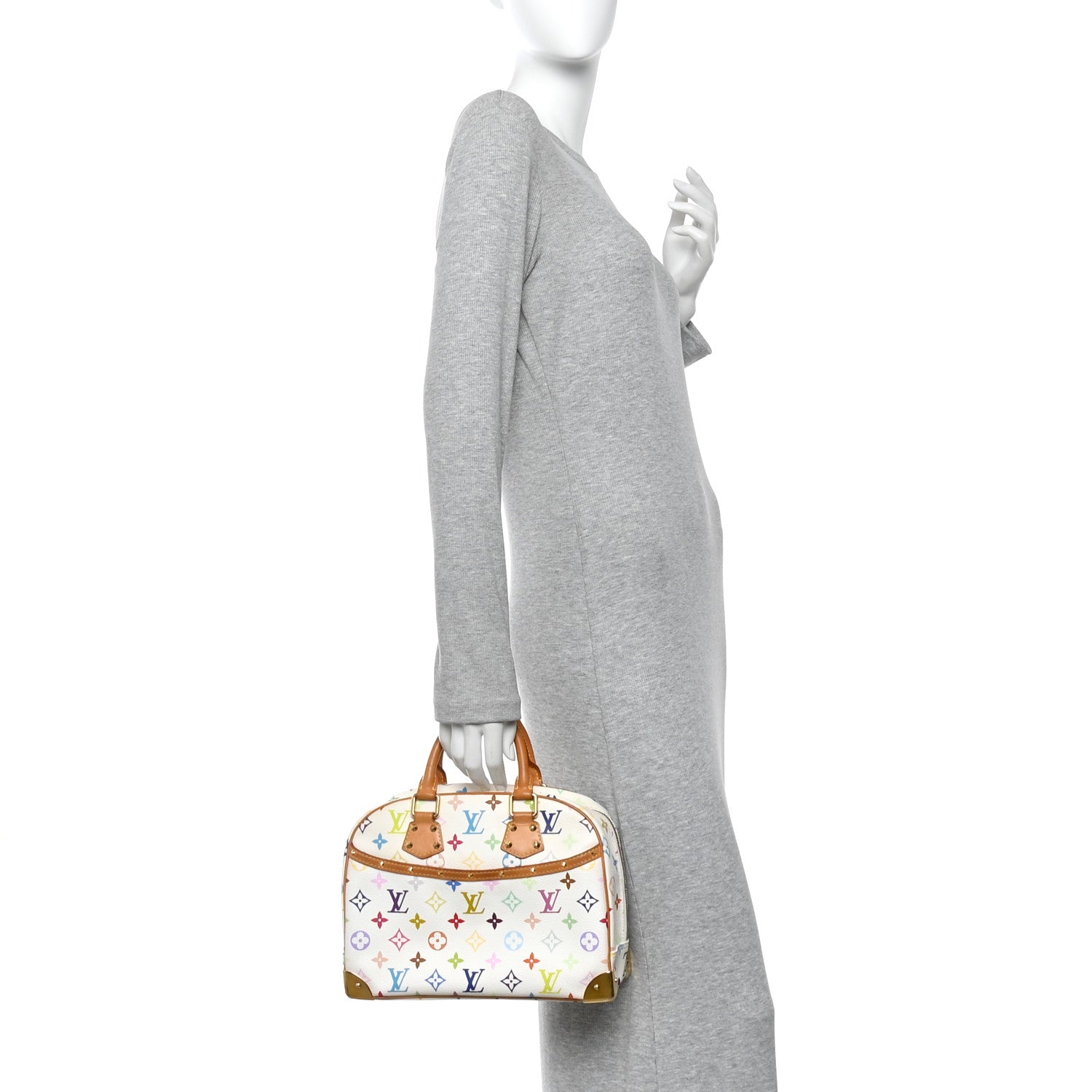 Louis Vuitton Monogram Multicolor Trouville White 2 of 13