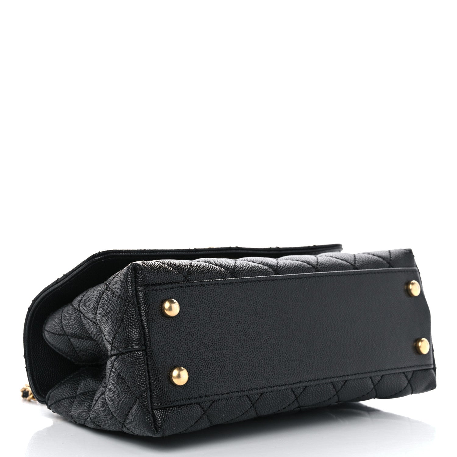 Chanel Caviar Quilted Mini Coco Chain Handle Flap Black 4 of 10