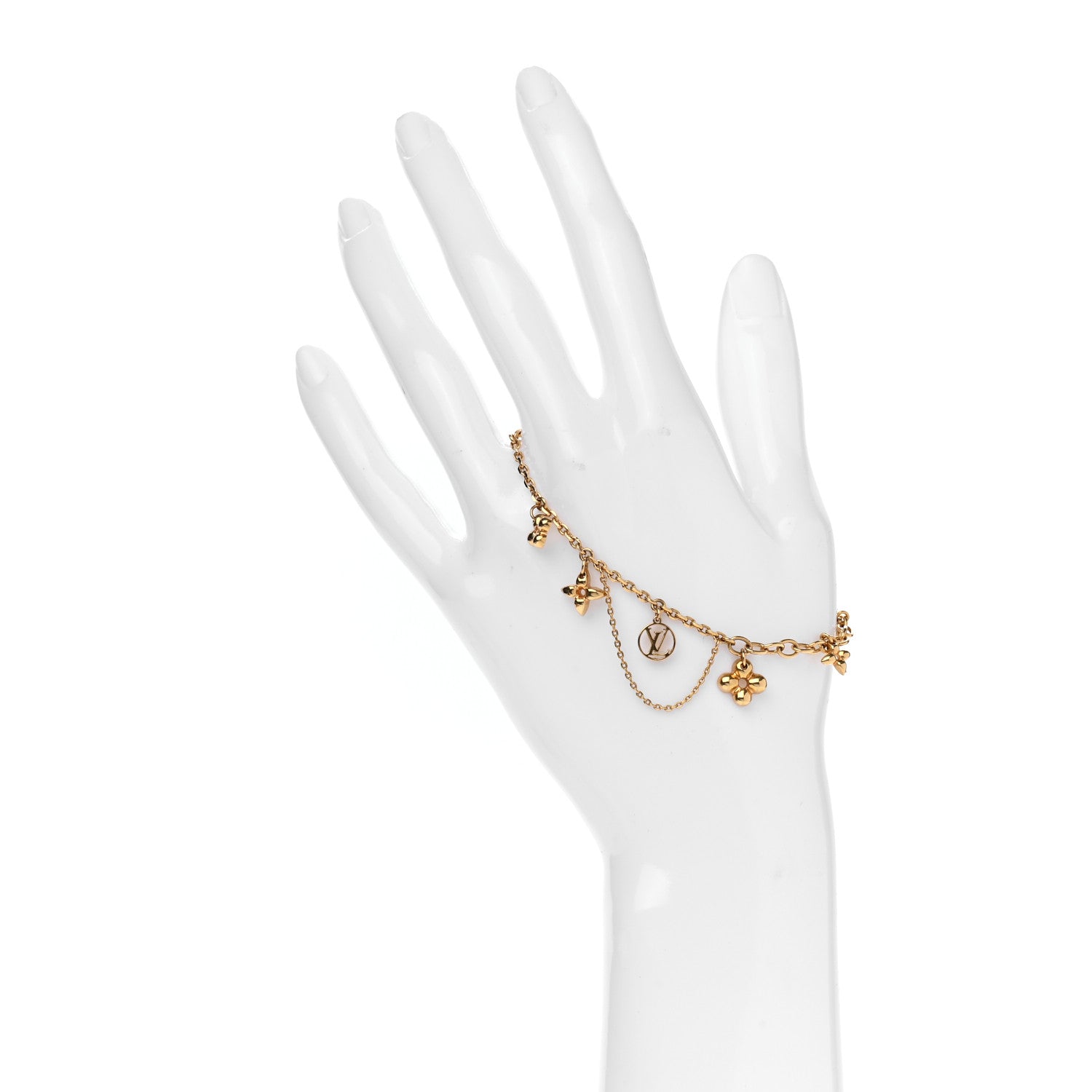 Louis Vuitton Metal Monogram Blooming Supple Bracelet 2 of 6