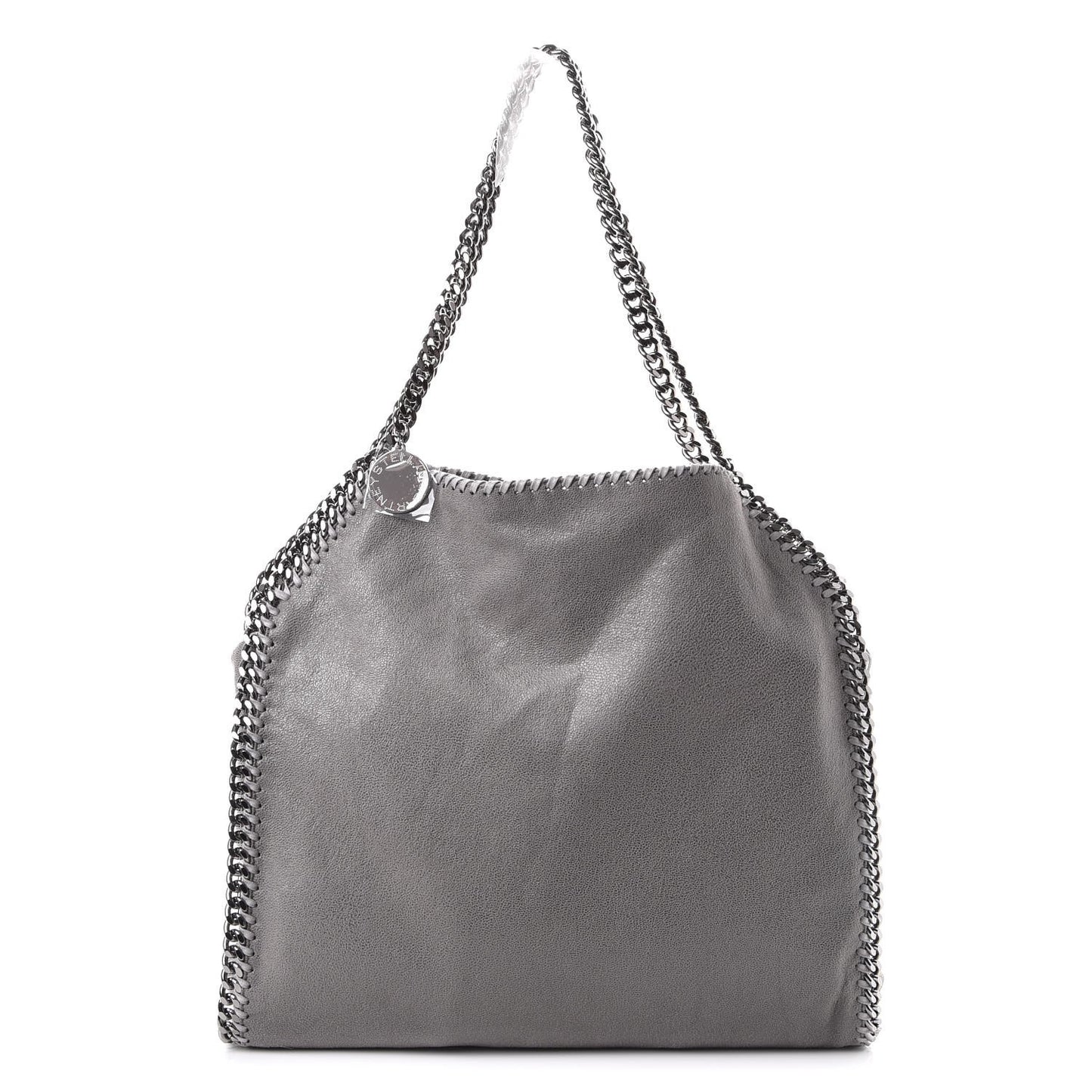 Shaggy Deer Small Falabella Tote Light Grey