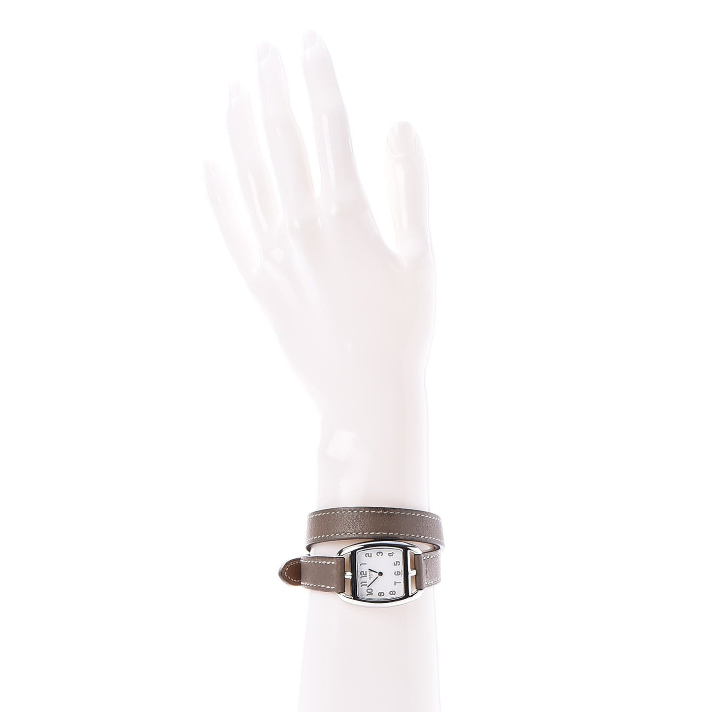 Stainless Steel Swift 26mm Cape Cod Tonneau Double Tour Quartz Watch Etoupe
