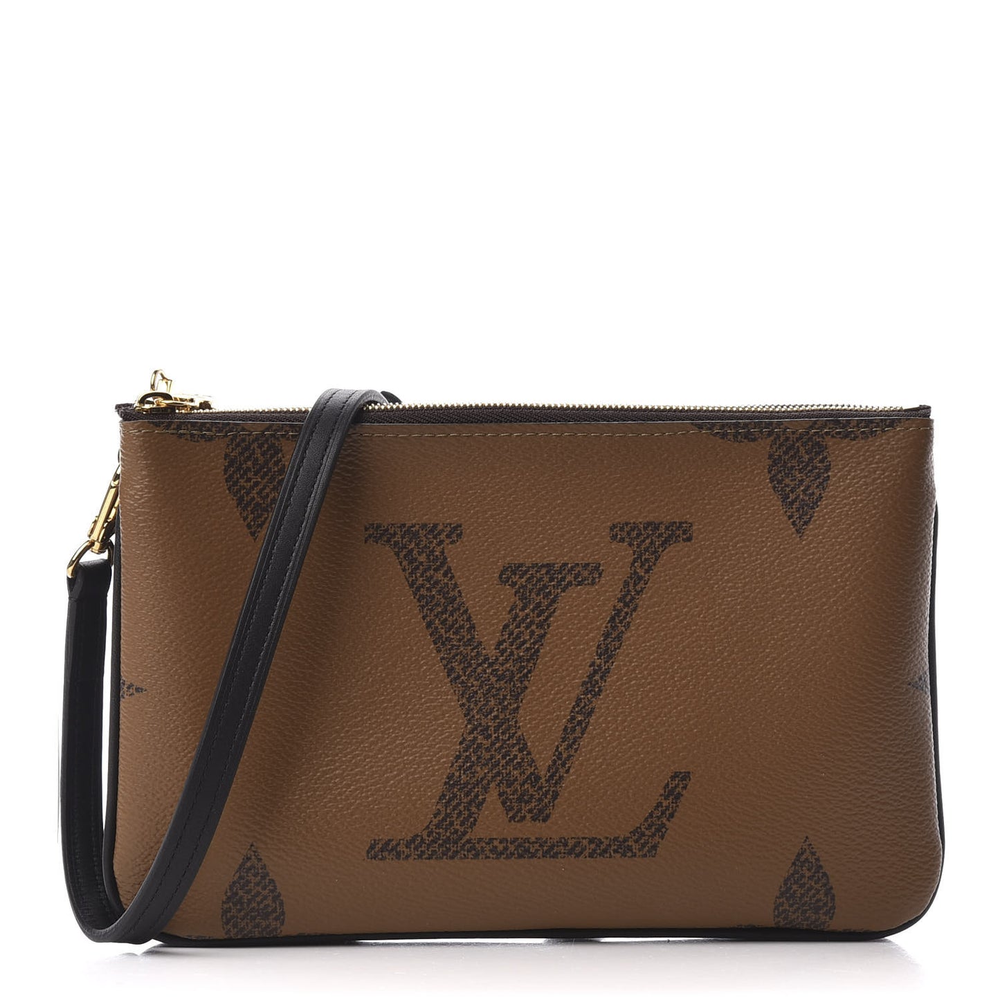 Reverse Monogram Giant Double Zip Pochette