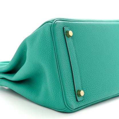 Hermes Togo Birkin 30 Vert Verone 9 of 12