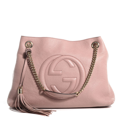 Gucci Cellarius Calfskin Medium Soho Chain Shoulder Bag Dark Cipria 1 of 8