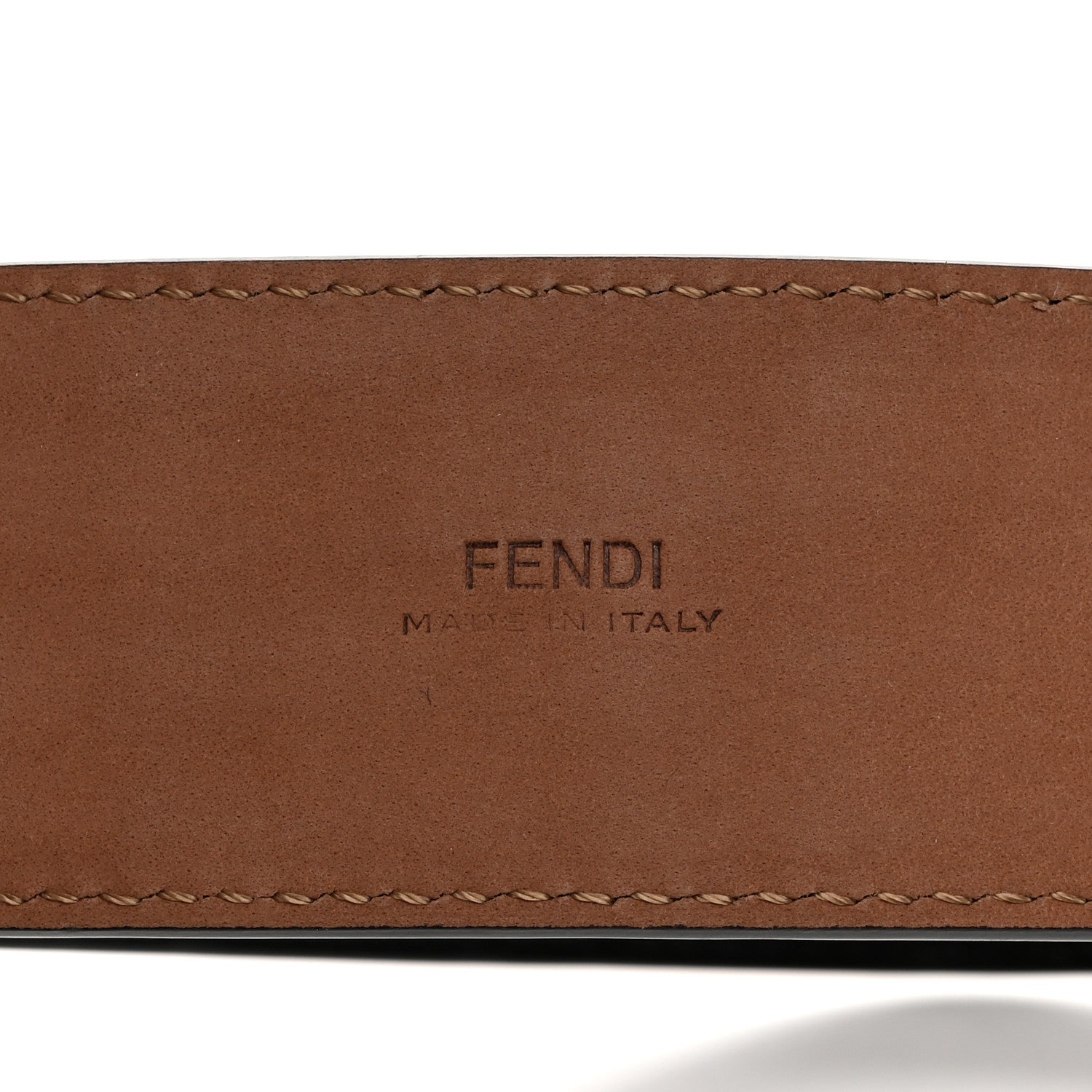 Fendi Calfskin F is Fendi FF 1974 Embossed Belt 90 36 Black 5 of 6