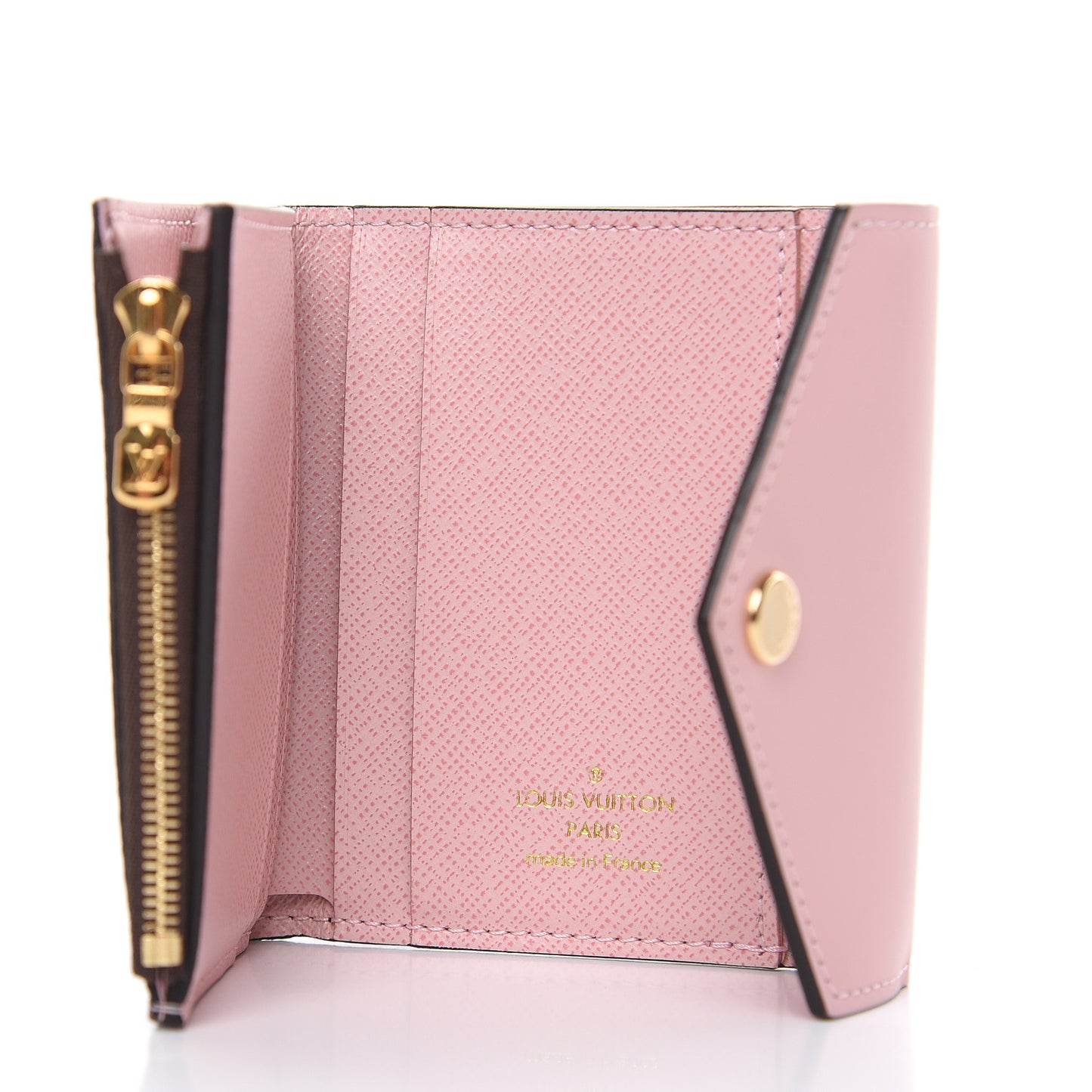 Monogram Zoe Wallet Rose Ballerine