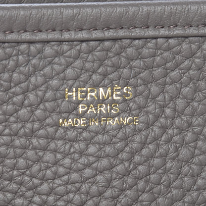 Hermes Taurillon Clemence Evelyne III PM Etain 6 of 8