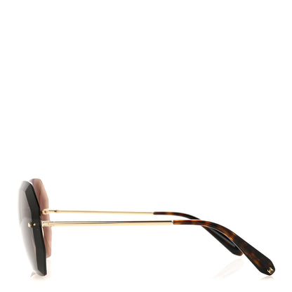 Chanel Metal Spring Round Sunglasses 4220 Gold Brown 3 of 8