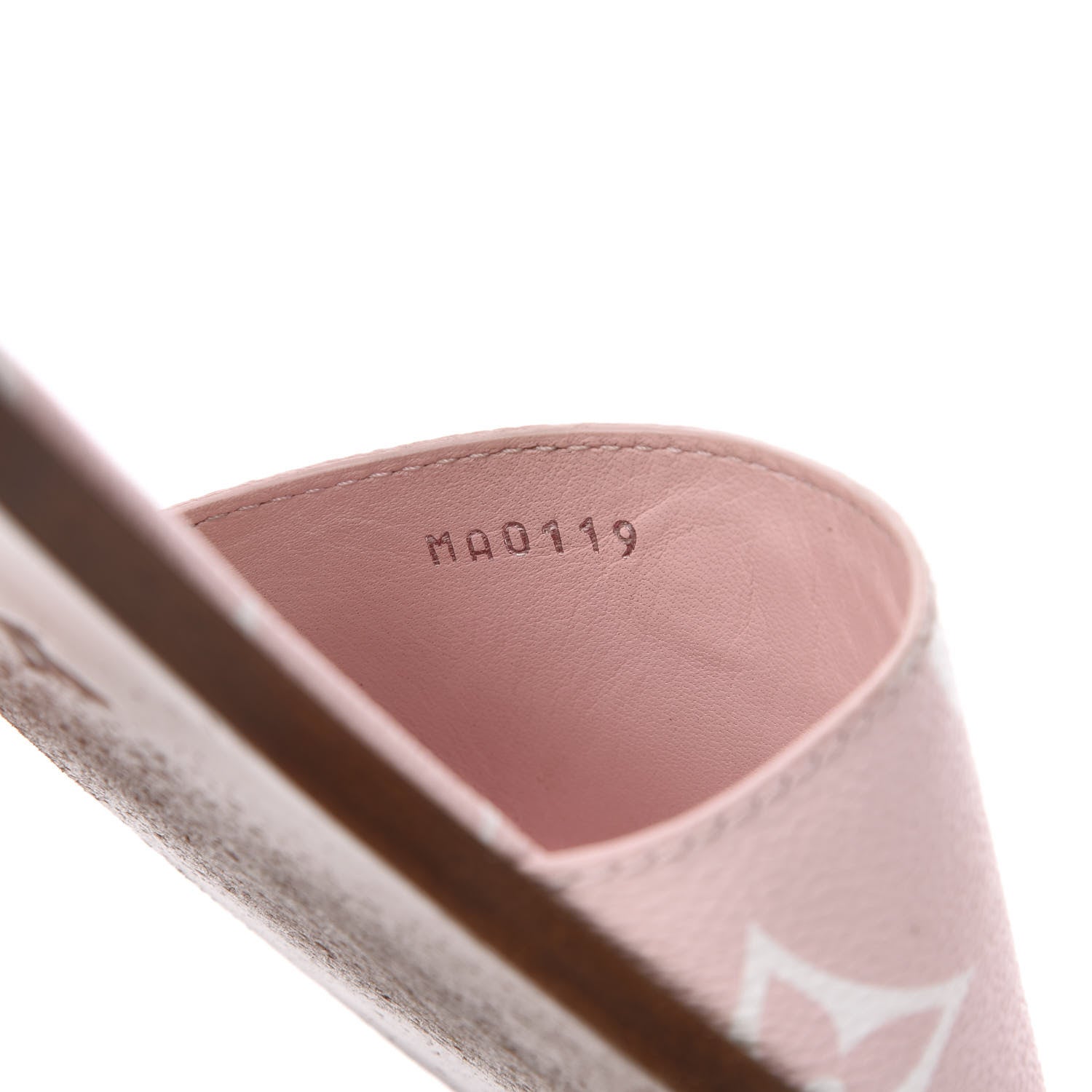 Louis Vuitton Monogram Giant Lock It Flat Mules 39 Rouge Rose 7 of 8