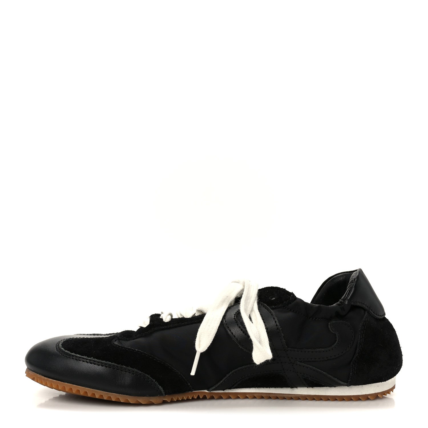 Loewe Nylon Suede Ballet Runner Sneakers 39 Black 1 of 9