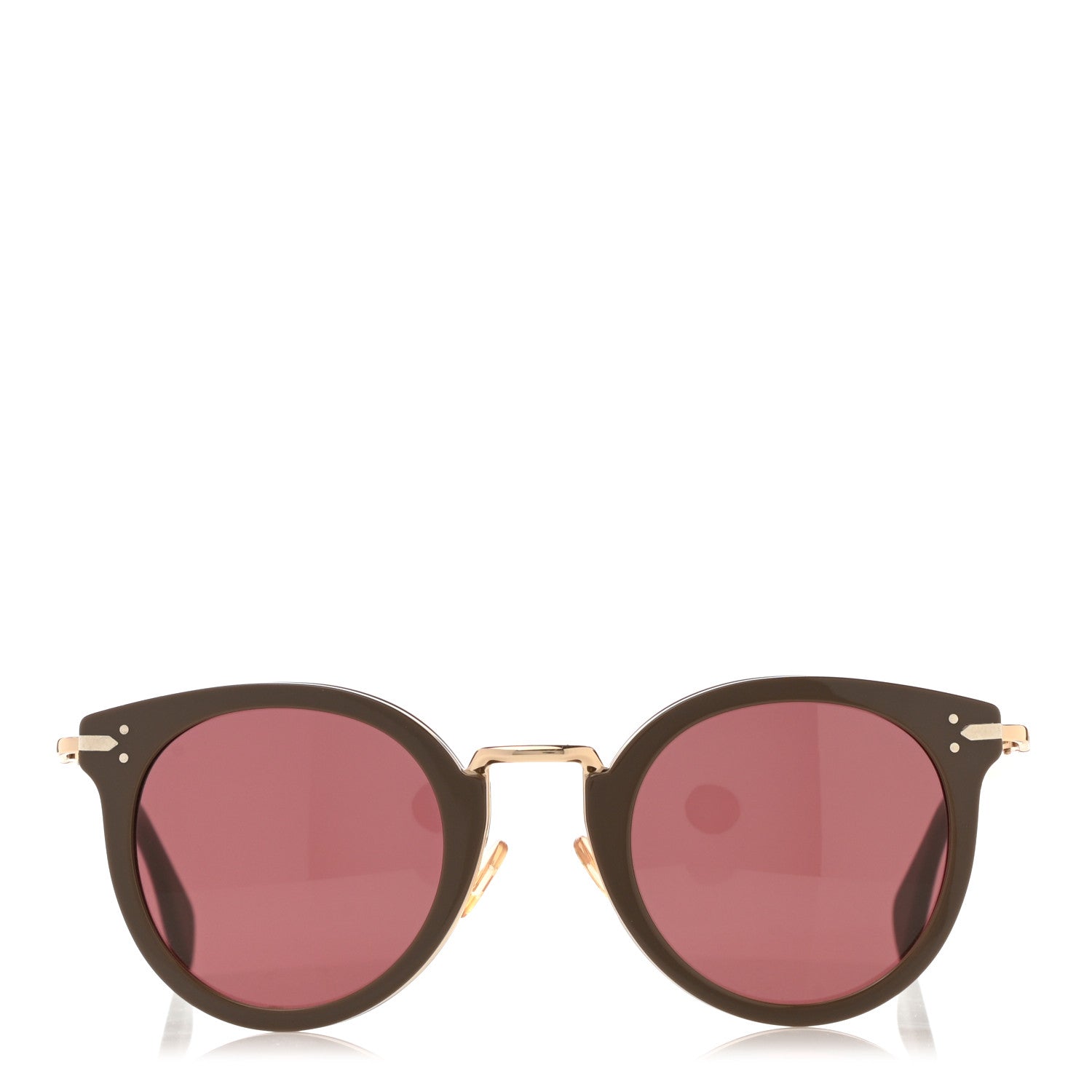 Celine Acetate Lea Sunglasses CL41373/S Brown 2 of 6