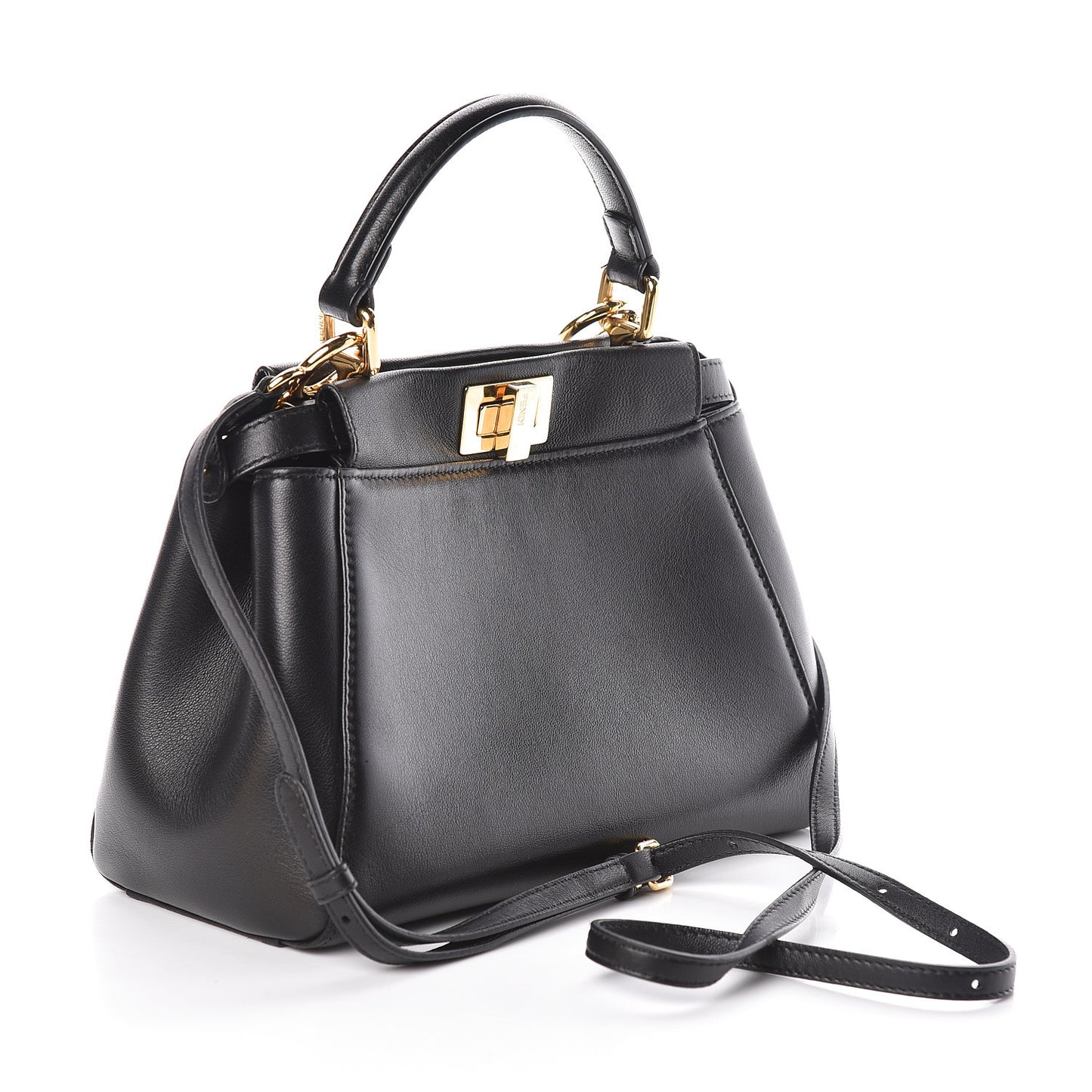 Nappa Mini Peekaboo Iconic Satchel Black
