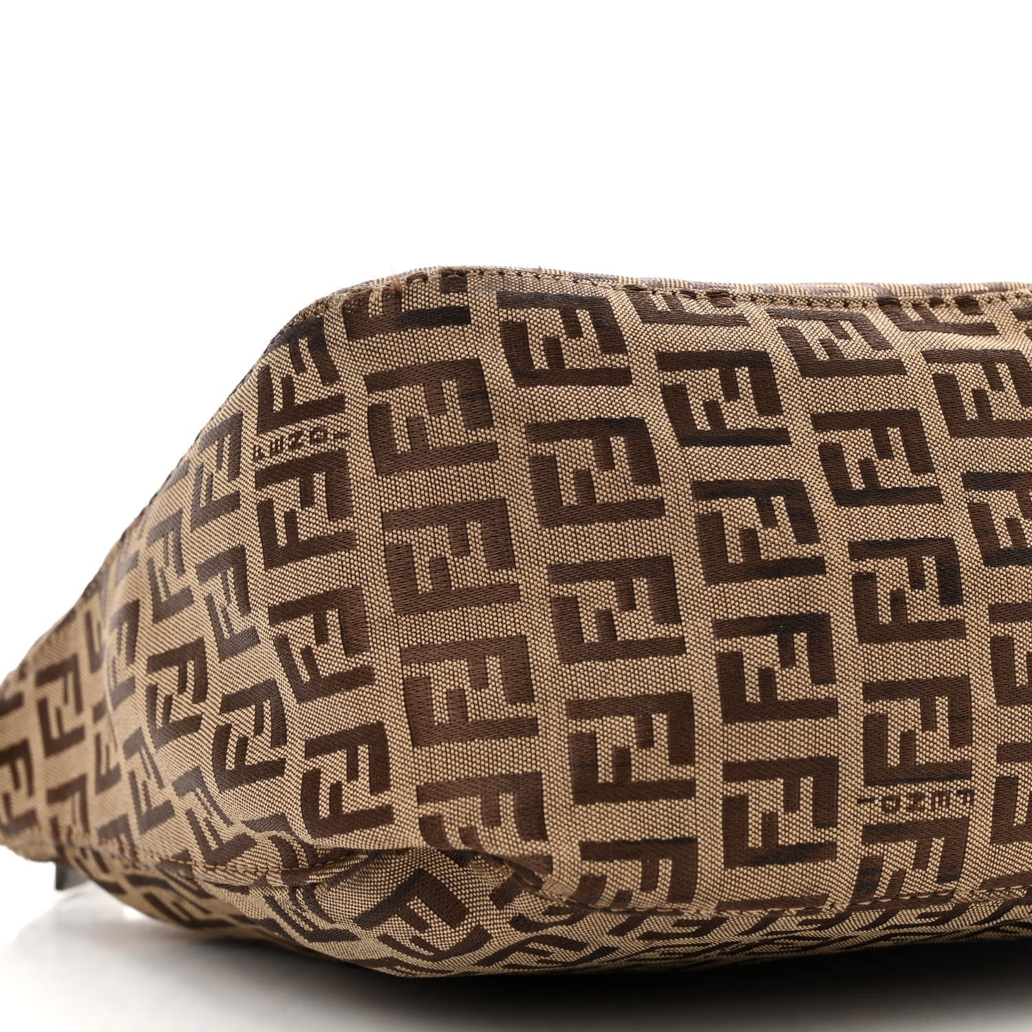 Fendi Zucchino Vitello Mini Pochette Tobacco 9 of 11